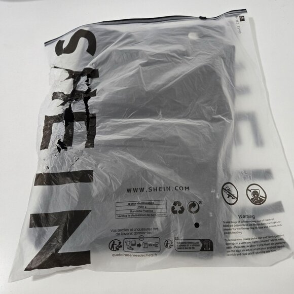 SHEIN ICON Stretchy Strapless Denim Dress in Black - Size Large - Picture 4 of 8